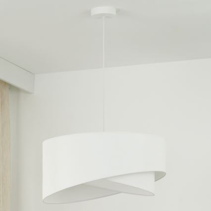 Brilagi - Lámpara LED colgante LYRA 1xE27/15W/230V blanco