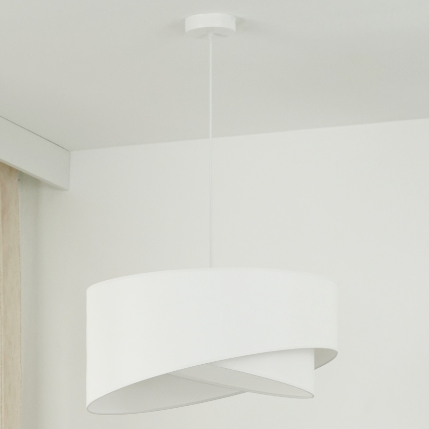 Brilagi - Lámpara LED colgante LYRA 1xE27/15W/230V blanco