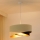 Brilagi - Lámpara LED colgante LYRA 1xE27/15W/230V color crema/negro/dorado