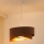 Brilagi - Lámpara LED colgante LYRA 1xE27/15W/230V marrón/dorado