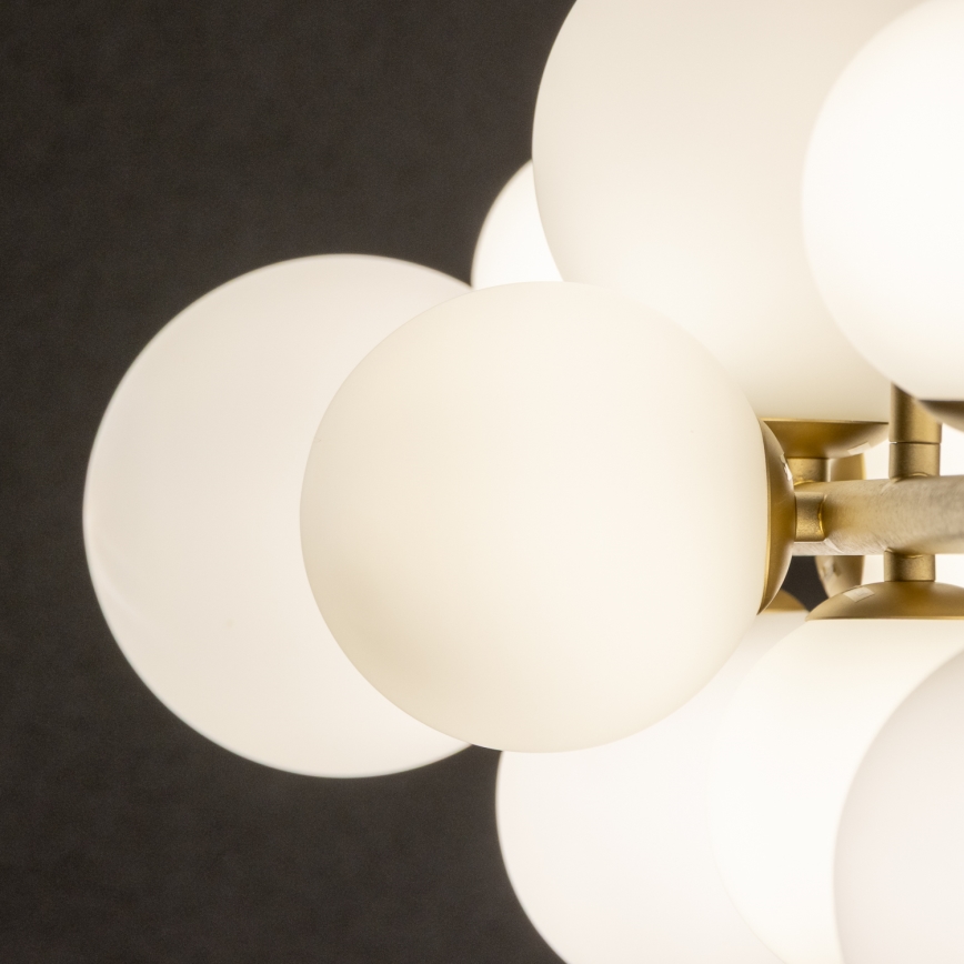 Brilagi - Lámpara LED colgante MILLA 10xG9/3W/230V dorado/blanco