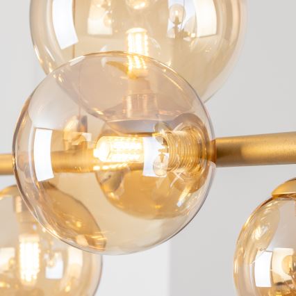 Brilagi - Lámpara LED colgante MILLA 10xG9/3W/230V dorado