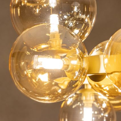 Brilagi - Lámpara LED colgante MILLA 15xG9/3W/230V dorado