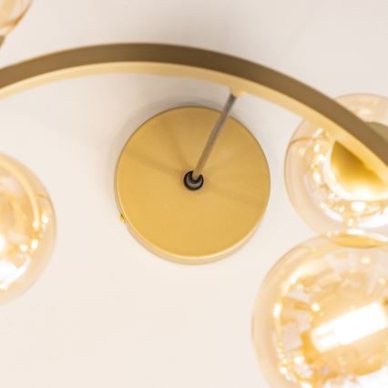 Brilagi - Lámpara LED colgante MILLA 15xG9/3W/230V dorado