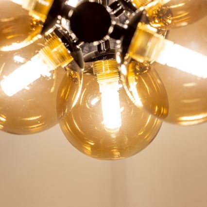 Brilagi - Lámpara LED colgante MILLA 6xG9/3W/230V cromo brillante/dorado