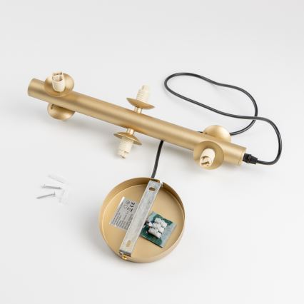 Brilagi - Lámpara LED colgante MILLA 6xG9/3W/230V dorado