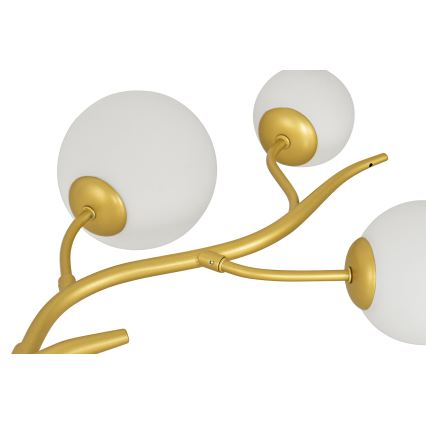 Brilagi - Lámpara LED colgante MISTEL 6xG9/3W/230V dorado/blanco