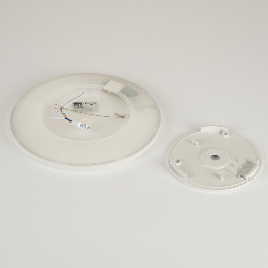 Brilagi - Plafón LED de baño ULTRA SLIM LED/12W/230V diá. 22,5 cm blanco IP54