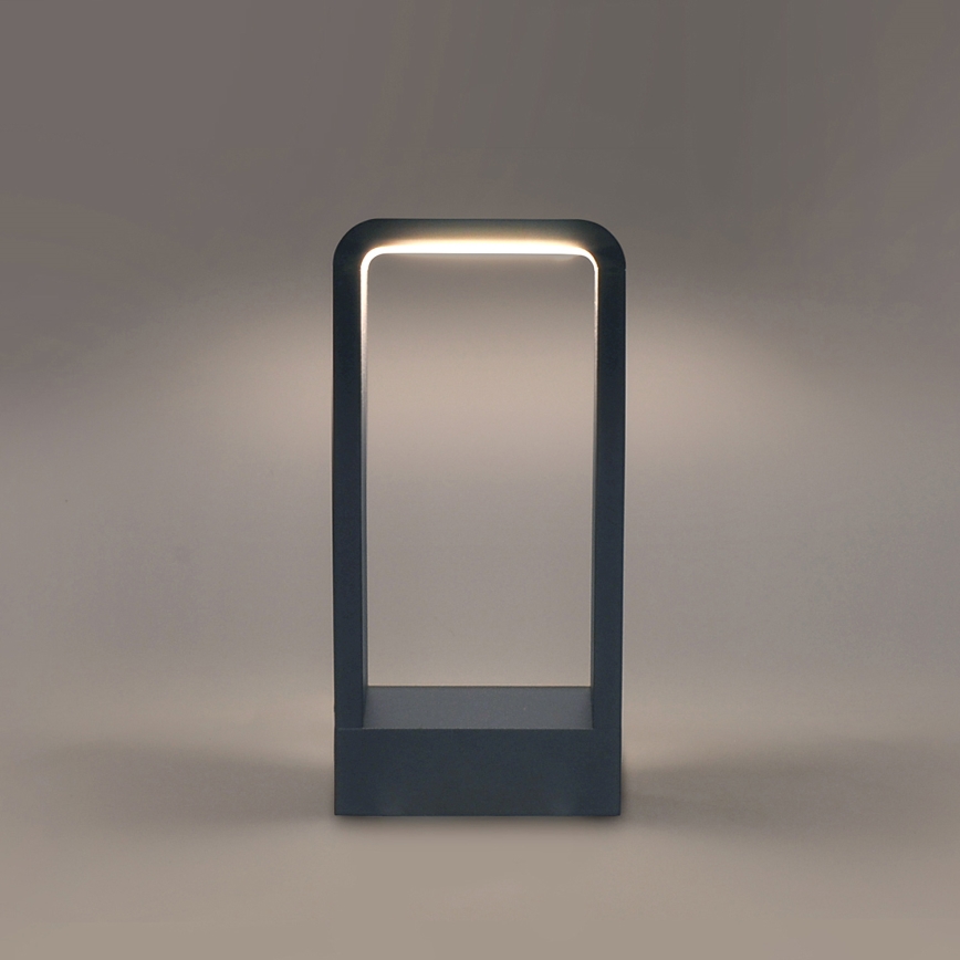Brilagi - Lámpara LED de exterior BARI LED/7W/230V 3000/4000/6000K antracita IP54 30 cm