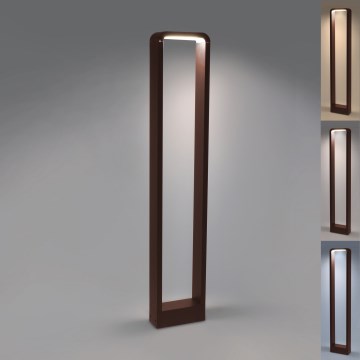 Brilagi - Lámpara LED de exterior BARI LED/7W/230V 3000/4000/6000K marrón IP54 80 cm