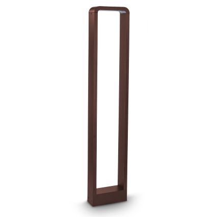 Brilagi - Lámpara LED de exterior BARI LED/7W/230V 3000/4000/6000K marrón IP54 80 cm