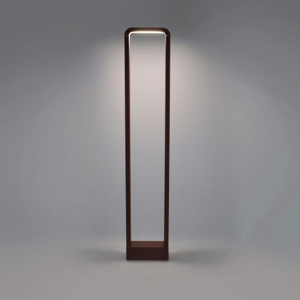 Brilagi - Lámpara LED de exterior BARI LED/7W/230V 3000/4000/6000K marrón IP54 80 cm