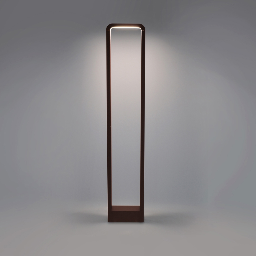 Brilagi - Lámpara LED de exterior BARI LED/7W/230V 3000/4000/6000K marrón IP54 80 cm