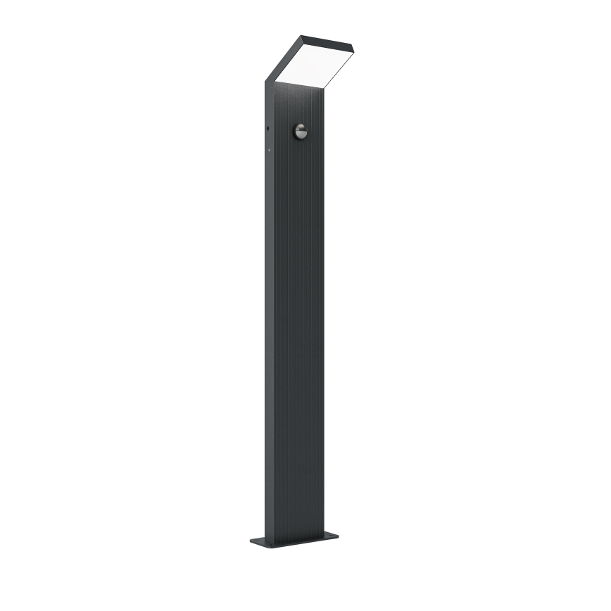 Brilagi - Lámpara LED de exterior con sensor RIANO LED/8W/230V antracita IP65 80 cm