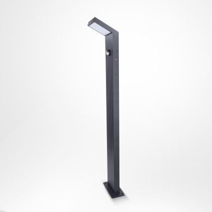 Brilagi - Lámpara LED de exterior con sensor RIANO LED/8W/230V antracita IP65 80 cm