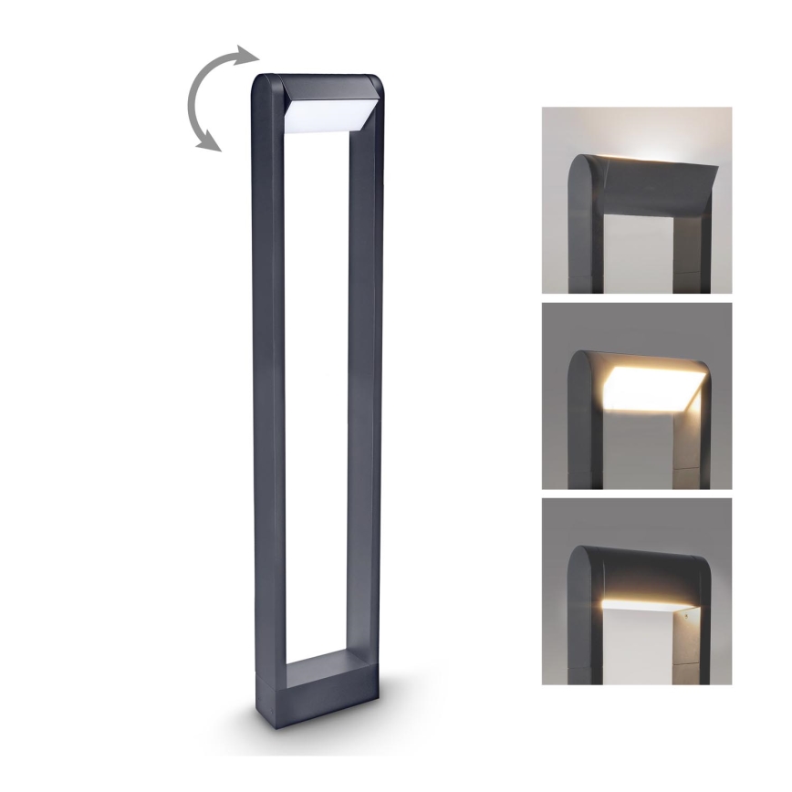 Brilagi - Lámpara LED de exterior CROTONE LED/7W/230V antracita IP54 80 cm