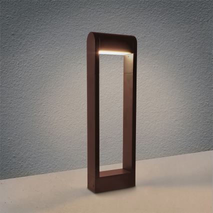 Brilagi - Lámpara LED de exterior CROTONE LED/7W/230V marrón IP54 50 cm