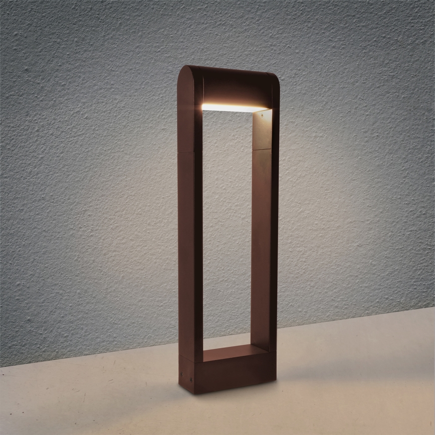 Brilagi - Lámpara LED de exterior CROTONE LED/7W/230V marrón IP54 50 cm