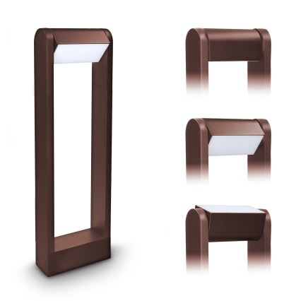 Brilagi - Lámpara LED de exterior CROTONE LED/7W/230V marrón IP54 50 cm