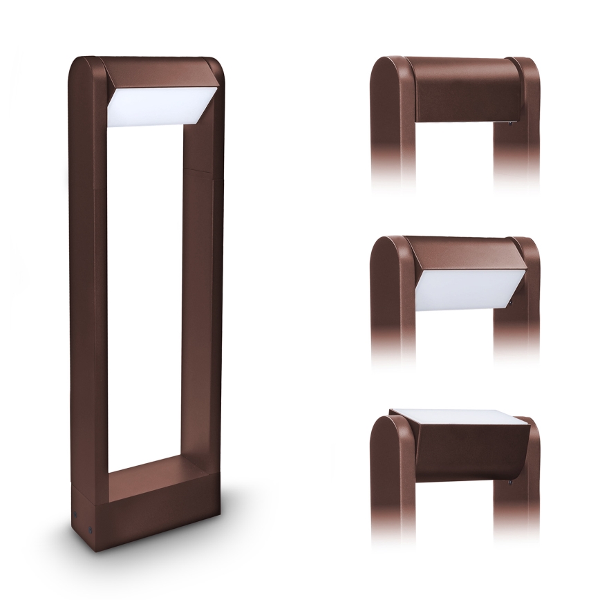 Brilagi - Lámpara LED de exterior CROTONE LED/7W/230V marrón IP54 50 cm