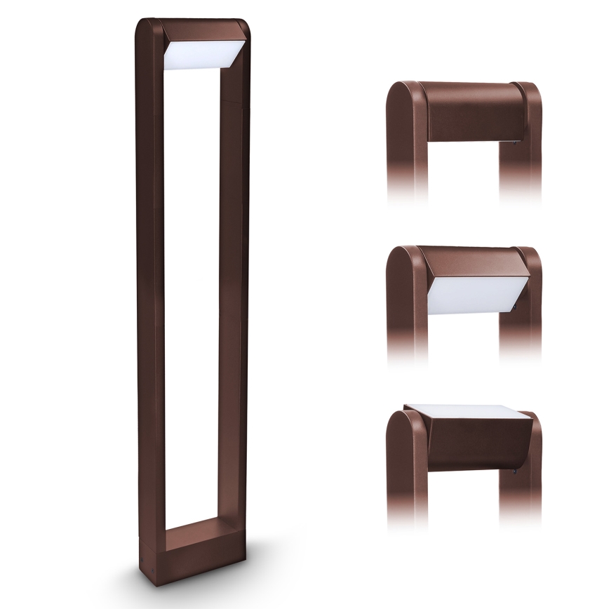 Brilagi - Lámpara LED de exterior CROTONE LED/7W/230V marrón IP54 80 cm