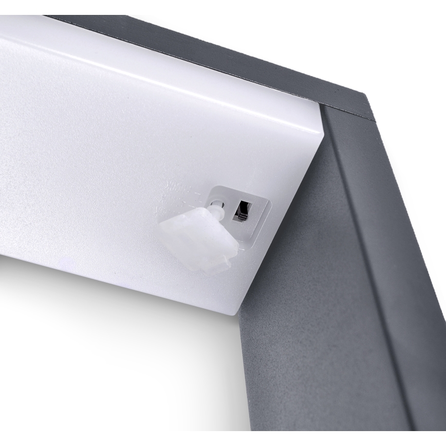 Brilagi - Lámpara LED de exterior RAGUSA LED/7W/230V 3000/4000/6000K antracita IP54 80 cm