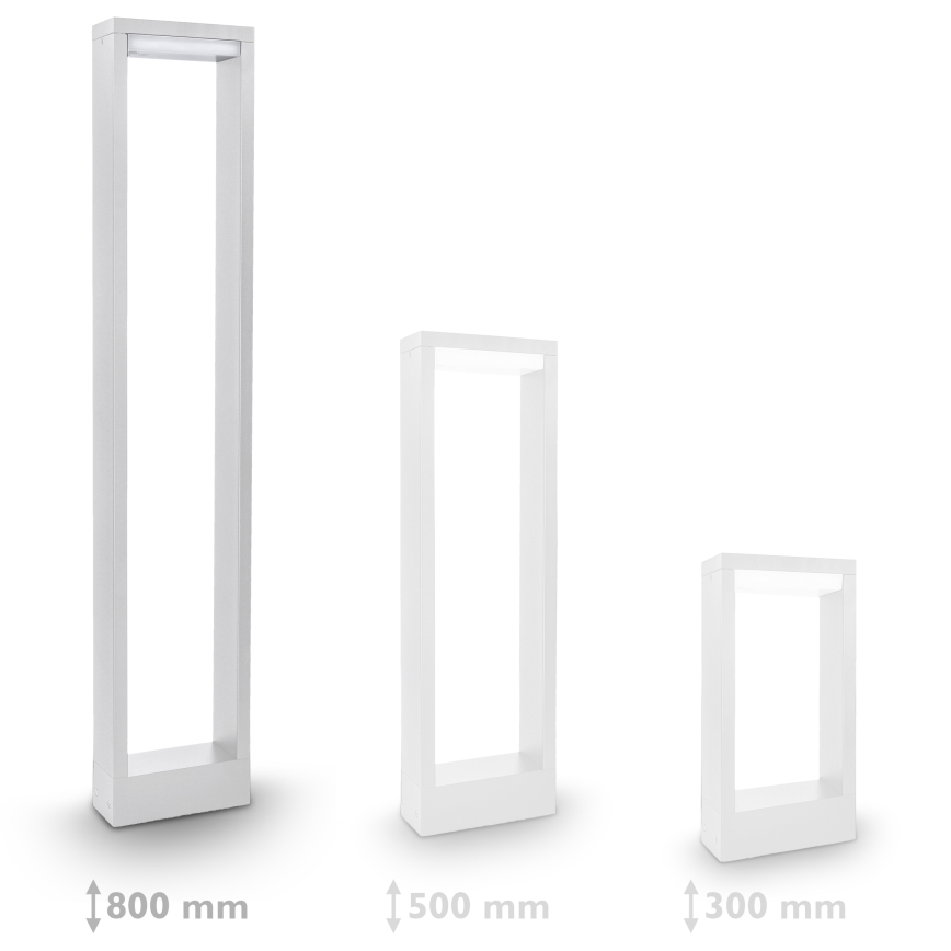 Brilagi - Lámpara LED de exterior RAGUSA LED/7W/230V 3000/4000/6000K blanco IP54 80 cm