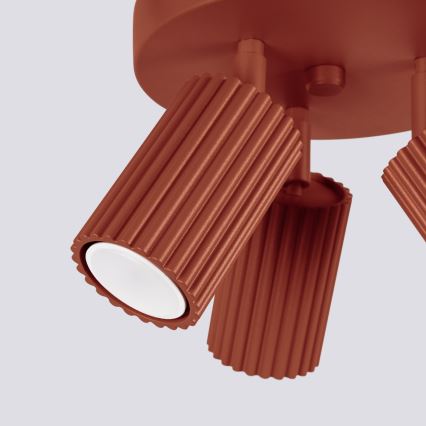 Brilagi - Lámpara LED de focos CRESTO 3xGU10/10W/230V roja