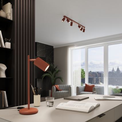 Brilagi - Lámpara LED de mesa CRESTO 1xGU10/10W/230V roja