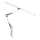Brilagi - Lámpara LED de mesa flexible regulable VARIO 2xLED/14W/230V 3000-6000K blanco