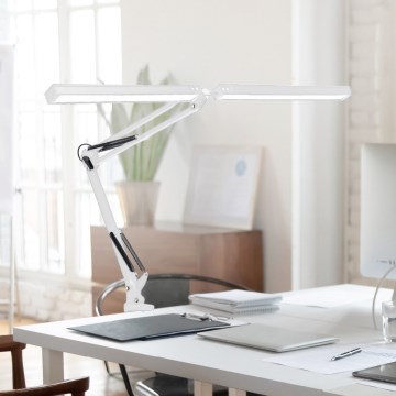 Brilagi - Lámpara LED de mesa flexible regulable VARIO LED/15W/230V 3000-6000K blanco