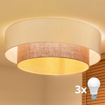 Brilagi - Lámpara LED de techo BOHO STYLE 3xE27/15W/230V Ø 80 cm