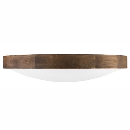 Brilagi - Lámpara de techo LED CARVALHO SLIM 3xE27/60W/230V roble nogal diámetro 47 cm