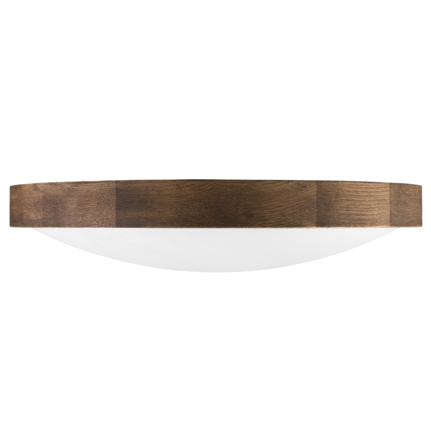 Brilagi - Lámpara de techo LED CARVALHO SLIM 3xE27/60W/230V roble nogal diámetro 47 cm
