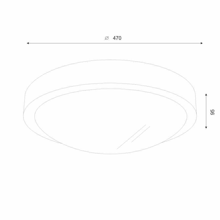 Brilagi - Lámpara de techo LED CARVALHO SLIM 3xE27/60W/230V roble nogal diámetro 47 cm