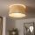 Brilagi - Lámpara LED de techo de montaje en superficie CERIA 1xE27/40W/230V, diámetro 50 cm, beige