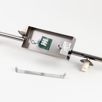 Brilagi - Lámpara LED de techo de montaje en superficie MILLA 4xG9/3W/230V cromado negro/ahumado