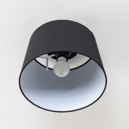 Brilagi - Lámpara LED de techo de superficie CERIA, 1x E27/40W/230V, Ø 30 cm, color negro