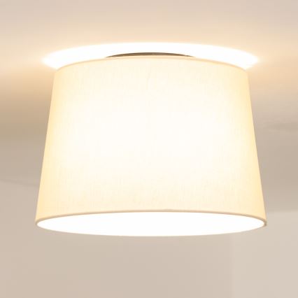 Brilagi - Lámpara LED de techo de superficie CERIA 1xE27/40W/230V Ø 30 cm beige