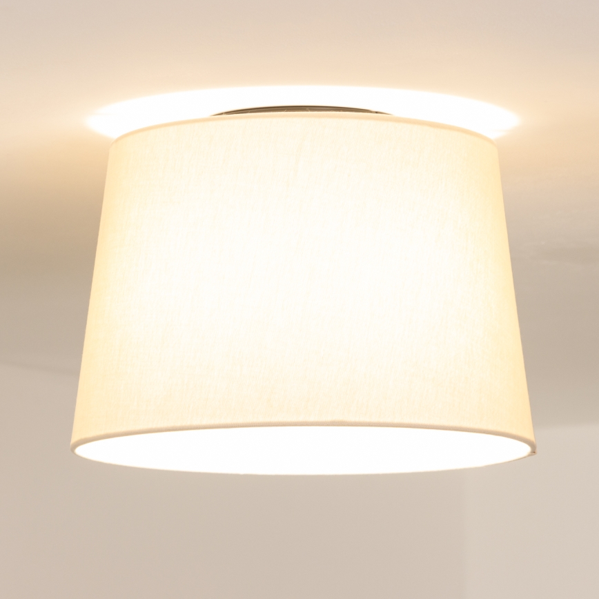 Brilagi - Lámpara LED de techo de superficie CERIA 1xE27/40W/230V Ø 30 cm beige