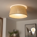 Brilagi - Lámpara LED de techo de superficie CERIA 1xE27/40W/230V Ø 50 cm beige