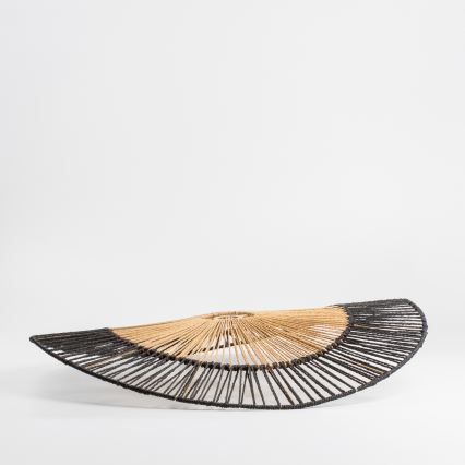 Brilagi - Lámpara de techo LED de superficie CERIA BOHO 1xE27/40W/230V Ø 50 cm negro/marrón/roble