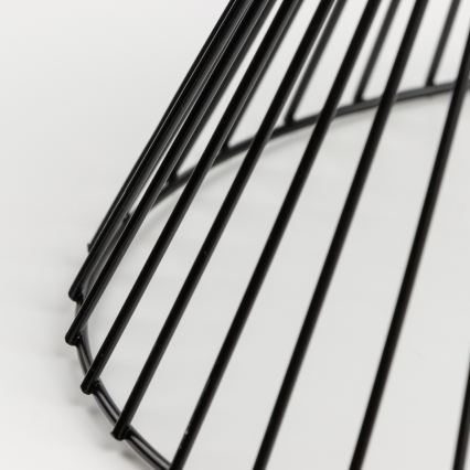 Brilagi - Lámpara LED de techo de superficie CERIA WIRE 1xE27/40W/230V Ø 30 cm negro/roble