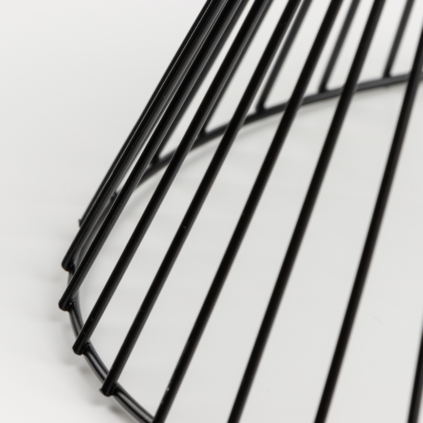 Brilagi - Lámpara LED de techo de superficie CERIA WIRE 1xE27/40W/230V Ø 30 cm negro/roble