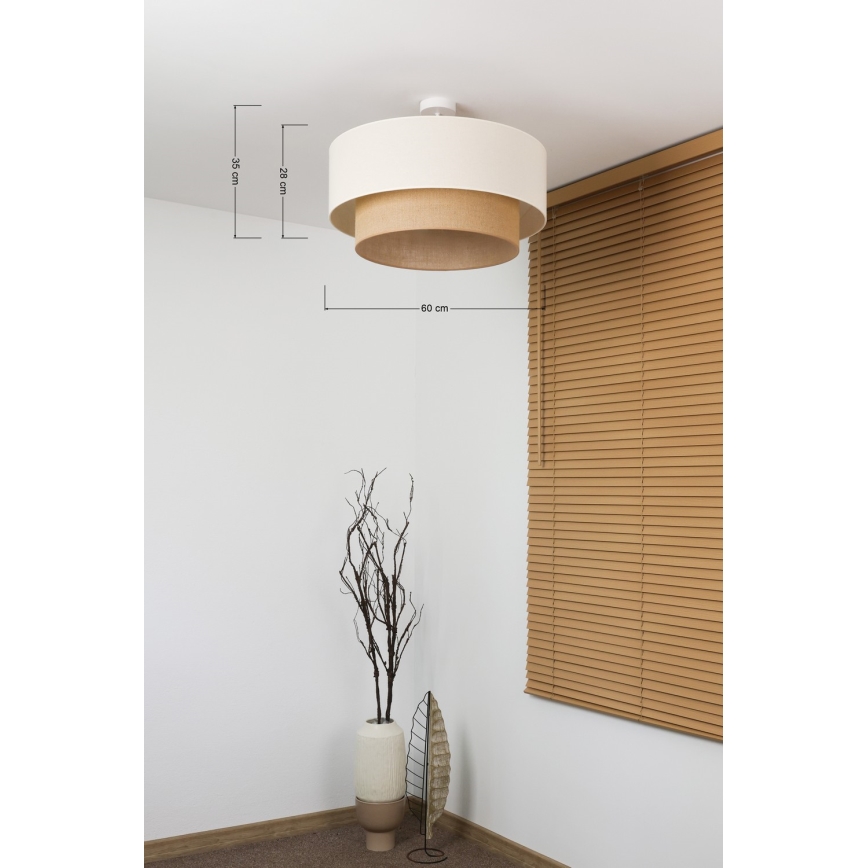Brilagi - Lámpara LED de techo de superficie estilo BOHO, 3xE27/15W/230V, Ø 60 cm