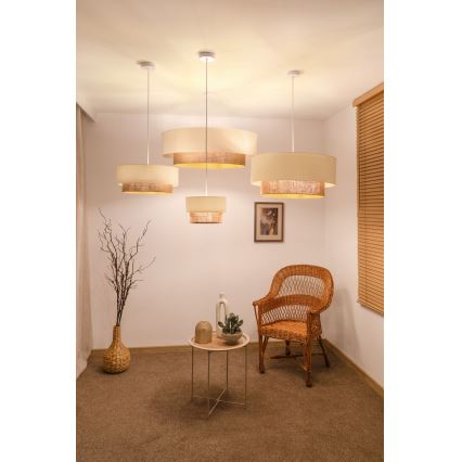 Brilagi - Lámpara LED de techo de superficie estilo BOHO, 3xE27/15W/230V, Ø 60 cm