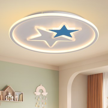 Brilagi - Lámpara LED de techo para niños STARS LED/35W/230V, diámetro 53 cm