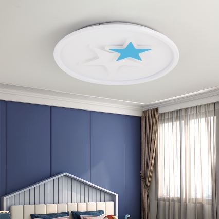 Brilagi - Lámpara LED de techo para niños STARS LED/35W/230V, diámetro 53 cm
