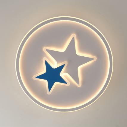 Brilagi - Lámpara LED de techo para niños STARS LED/35W/230V, diámetro 53 cm