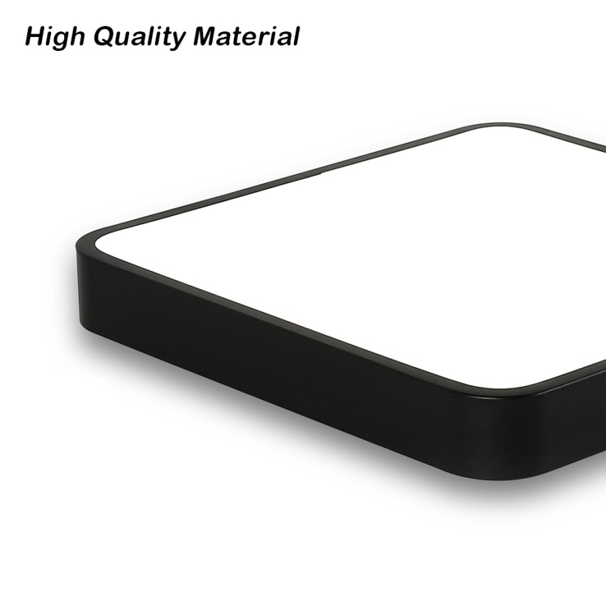 Brilagi - Lámpara de techo LED POOL LED/48W/230V 3000/4500/6000K 50x50 cm negra